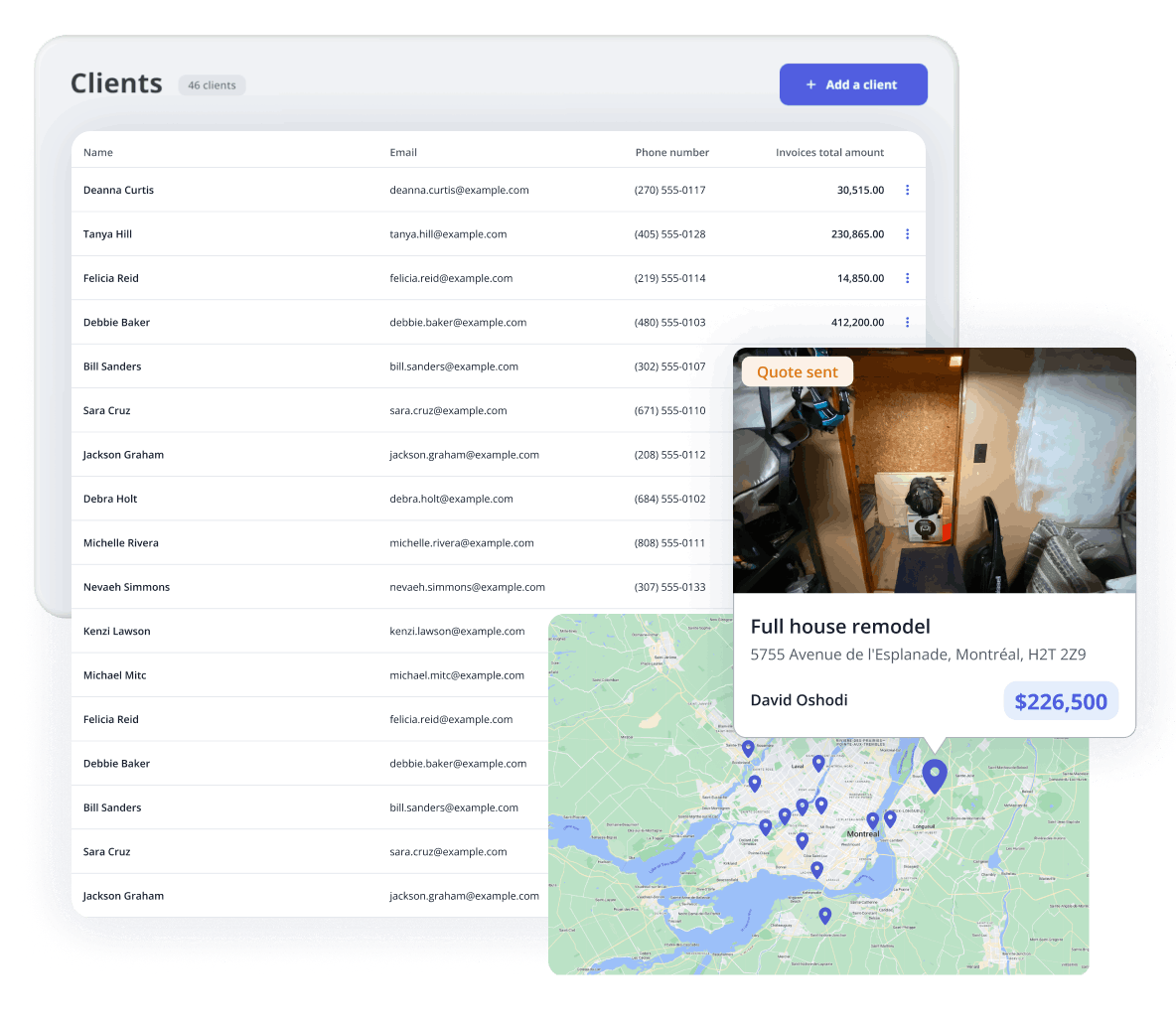 screenshot of Billdr PRO